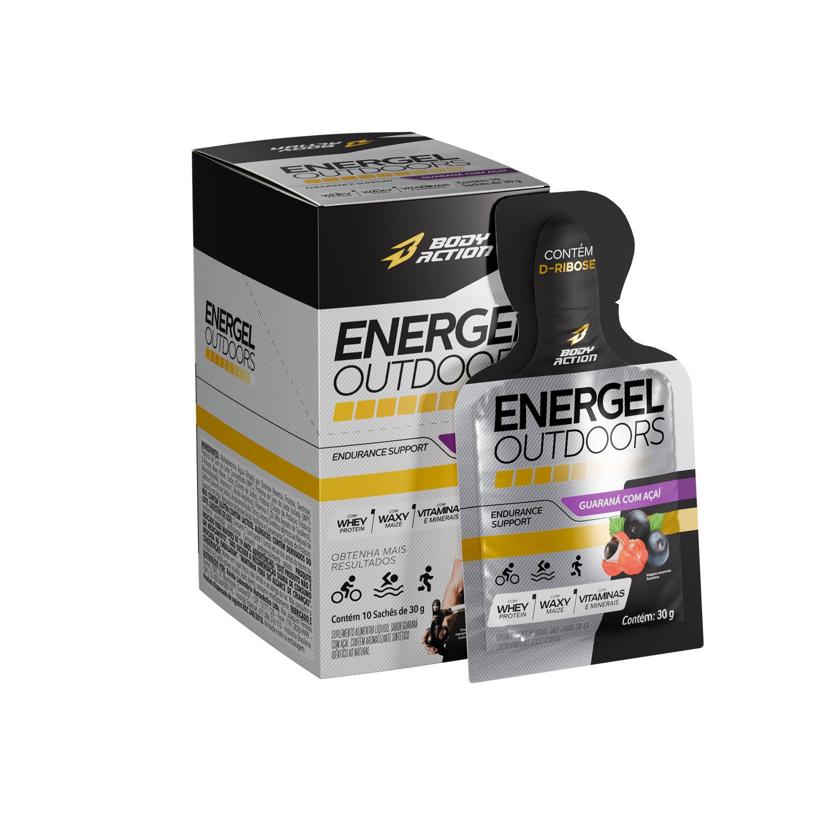 Energel Outdoors  10 Sachês de 30g