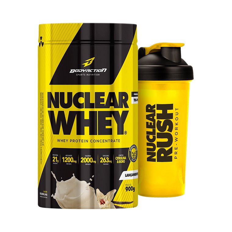 Nuclear Whey + Coqueteleira